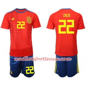 Maillot/Tenue Espagne ISCO 22 Enfant Domicile 2019